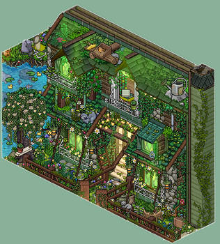 Green Camp House - Habbo