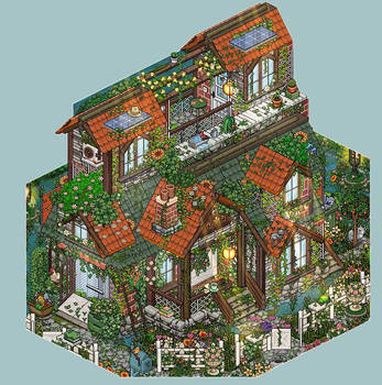 Floral Cottage - Habbo