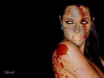 Angelina Jolie Zombie.