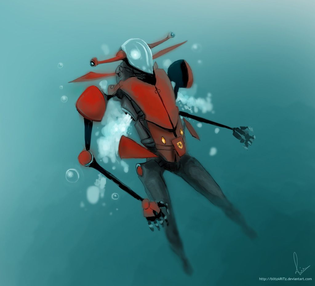 Le Ferrari Hammerhead DiveBot