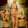 Eve Torres, Michelle McCool and Maryse Hypnotized