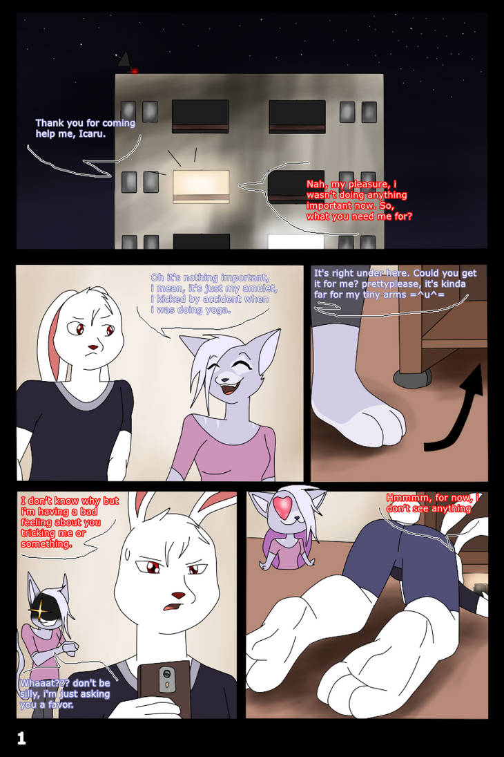 Muse Rabbit Comic Comic - Playing with the Rabbit - Pg 1 by MisterFiS on DeviantArt