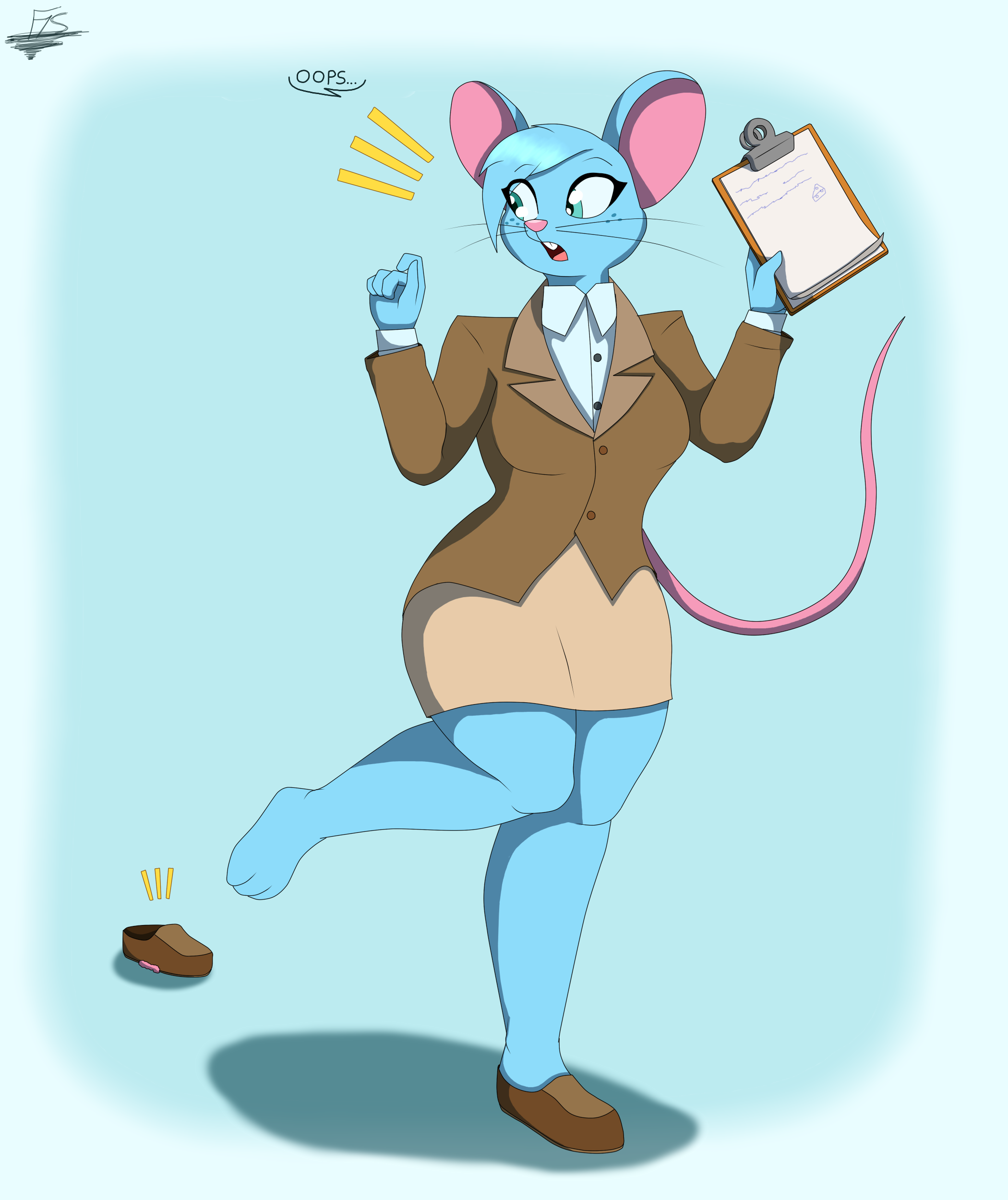 Mouse Secretary Mia the Cute Mouse Secretary by MisterFiS on DeviantArt