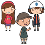 Gravity Falls stickers!