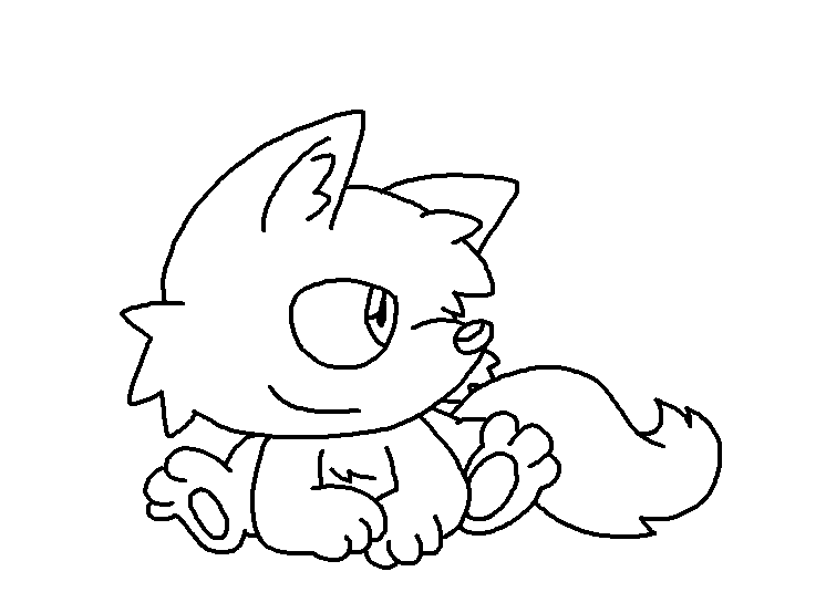 Free to use wolf lineart