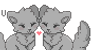 F2u Tiny valentines pixel base