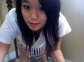 Rainbow Beaded Shirt