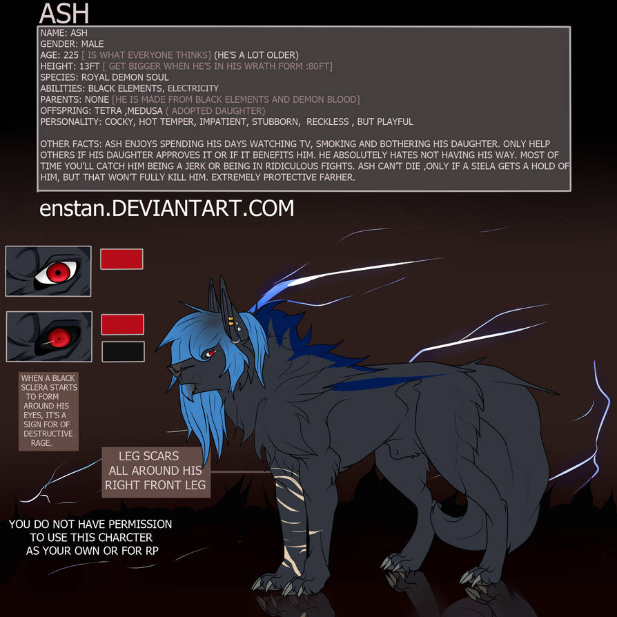 Ash Refrence Ash :: OC reference sheet::. by Xeritra on DeviantArt