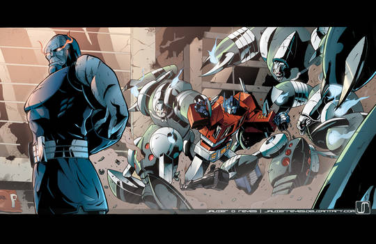 Comish- Darkseid v.s. Optimus Prime