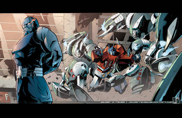 Comish- Darkseid v.s. Optimus Prime