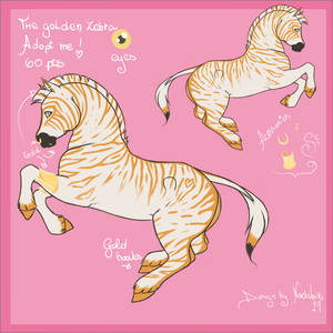 Golden Zebra - Adopt me! Im CLOSED!