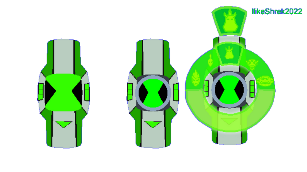 5YL Omnitrix in Sticknodes style by IlikeShrek2022 on DeviantArt