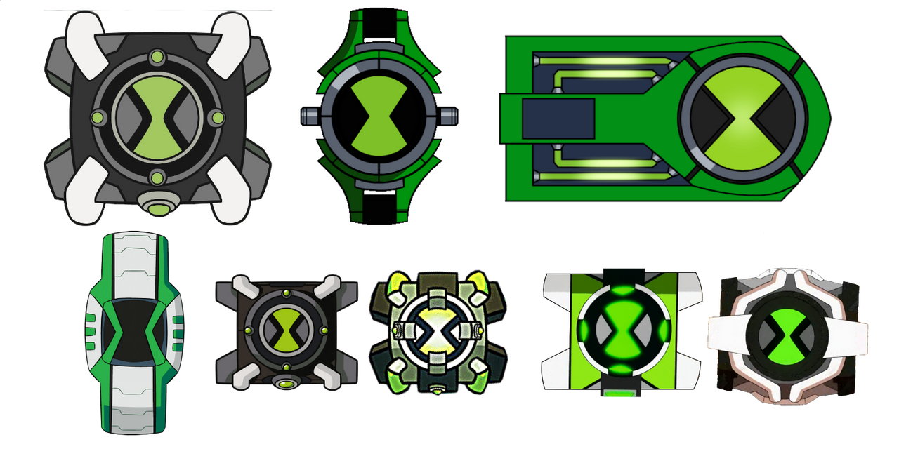 Omnitrix evolution by IlikeShrek2022 on DeviantArt