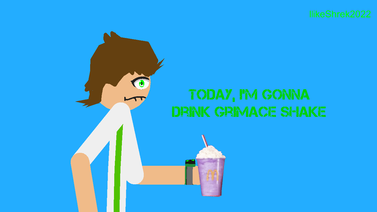Testing Grimace Shake (Animation meme) by IlikeShrek2022 on DeviantArt