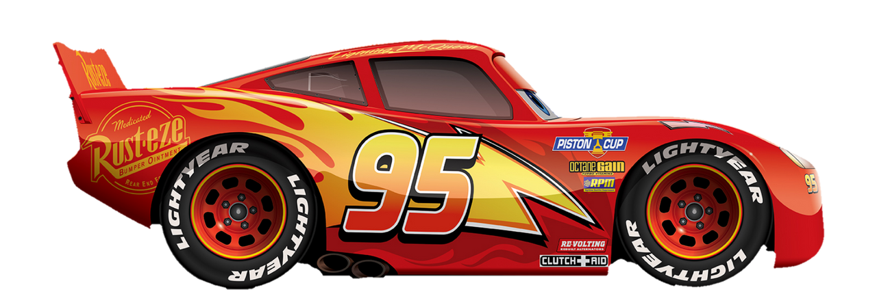 Lightning McQueen (Cars 3) side view render by IlikeShrek2022 on DeviantArt