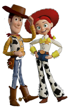 Toy Story 5 Woody and Jessie renders