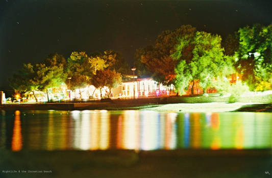 Nightlife at Croatian beach