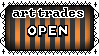 Halloween Art Trades Open Stamp by ikenks