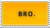 BRO. stamp.