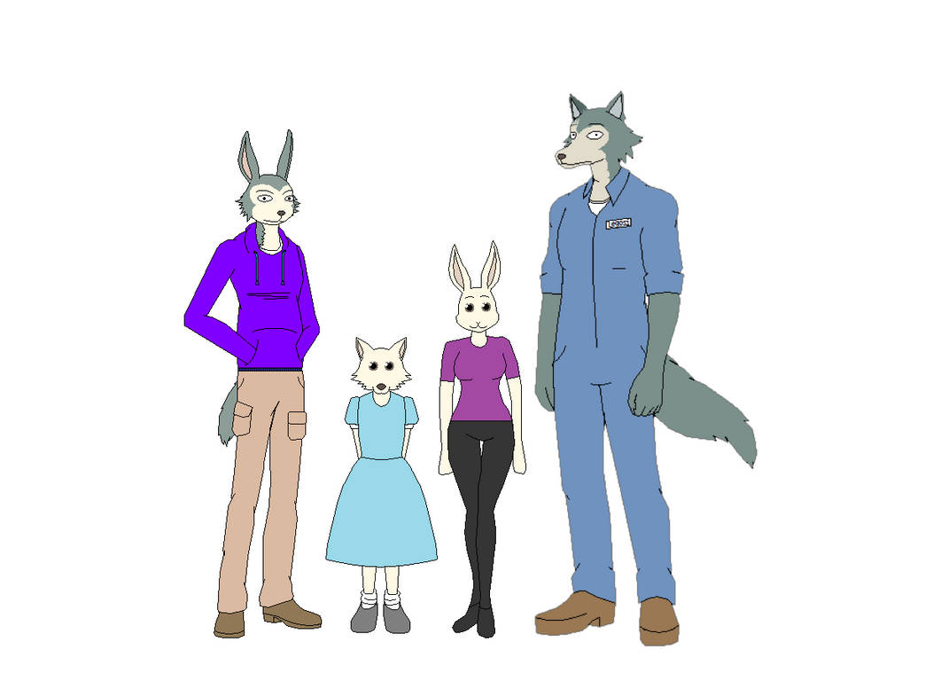 The Wolf/Rabbit Family by TheWubbzler on DeviantArt