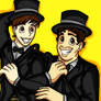 Matthew and Nathan in The Producers