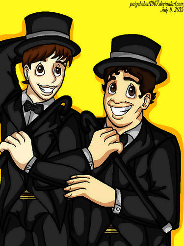 Matthew and Nathan in The Producers