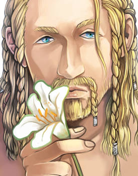 Hobbit-Fili and flower2