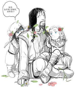 Hobbit - Flower braids