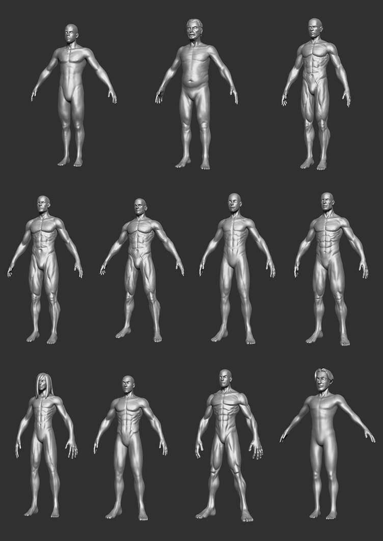 Cod Body Base Male Body Bases P1 by HecM on DeviantArt