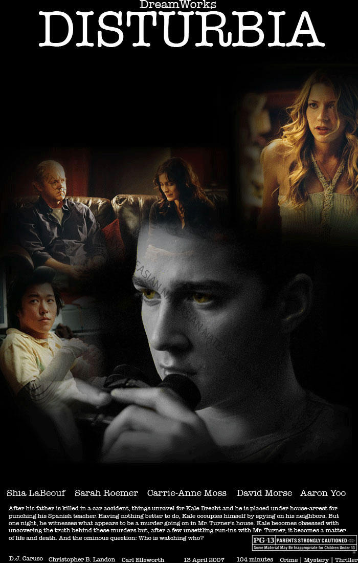 Disturbia Poster by NateASIAN on DeviantArt