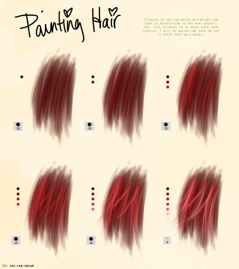 Hair Tutorial by she-can-dream on DeviantArt