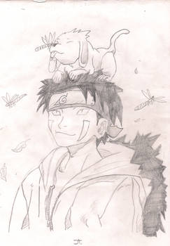 Kiba and Akamaru