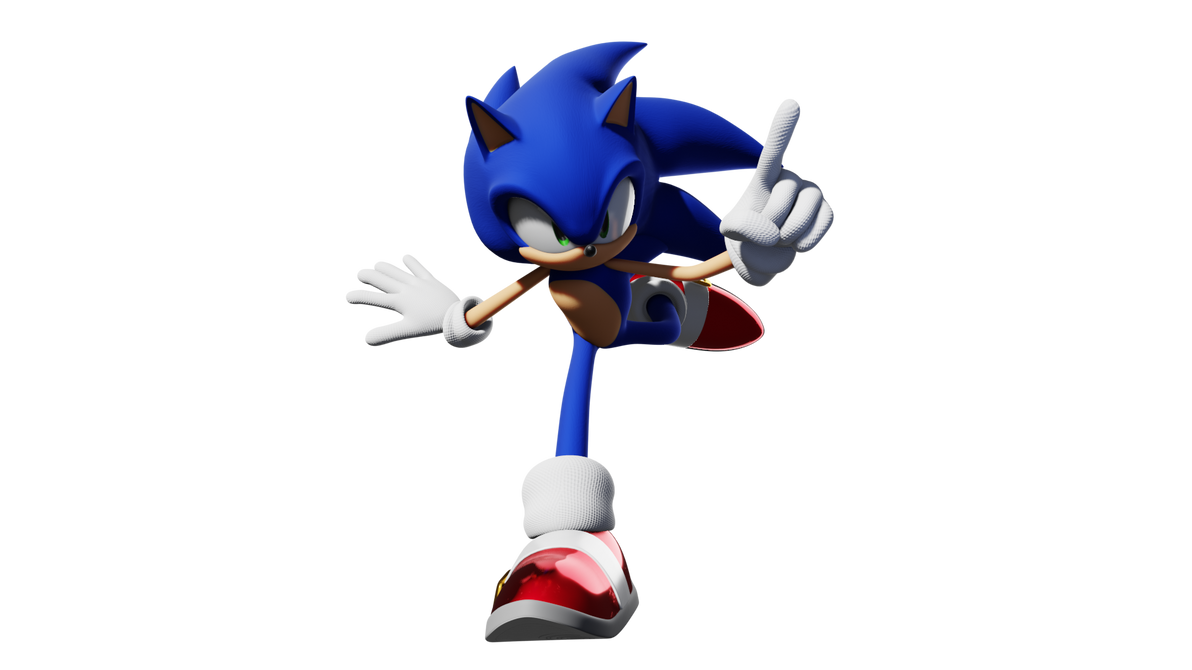 Sonic Rivals Render by HybridXero99 on DeviantArt