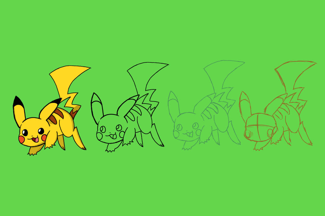 Pikachu Progression Page by Kidaris on DeviantArt