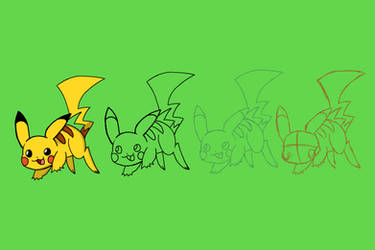 Pikachu Progression Page