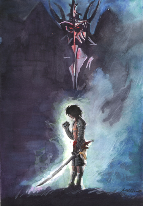 Old Escaflowne Gouache