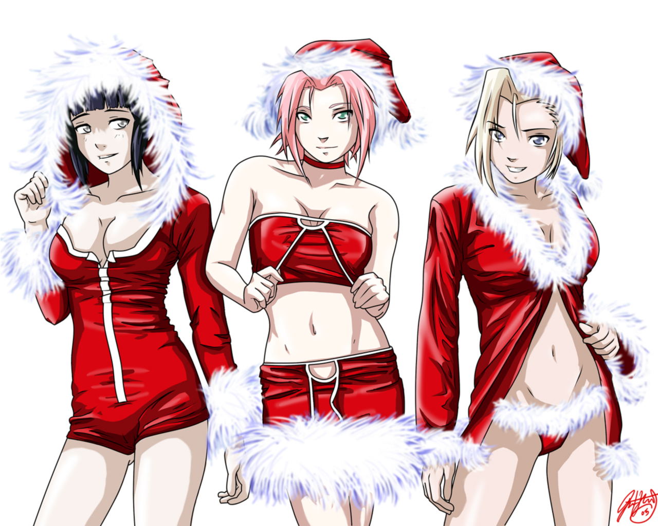 Naruto Xmas - December PinUp