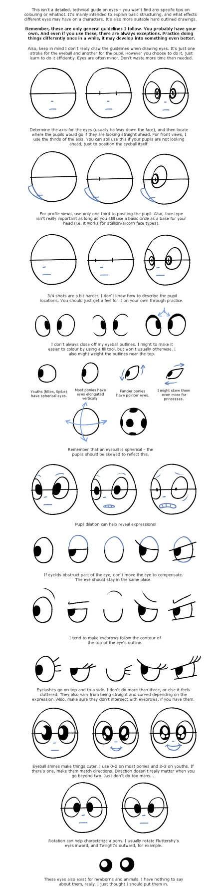 (How I Draw) Pony Eyes by Karzahnii on DeviantArt