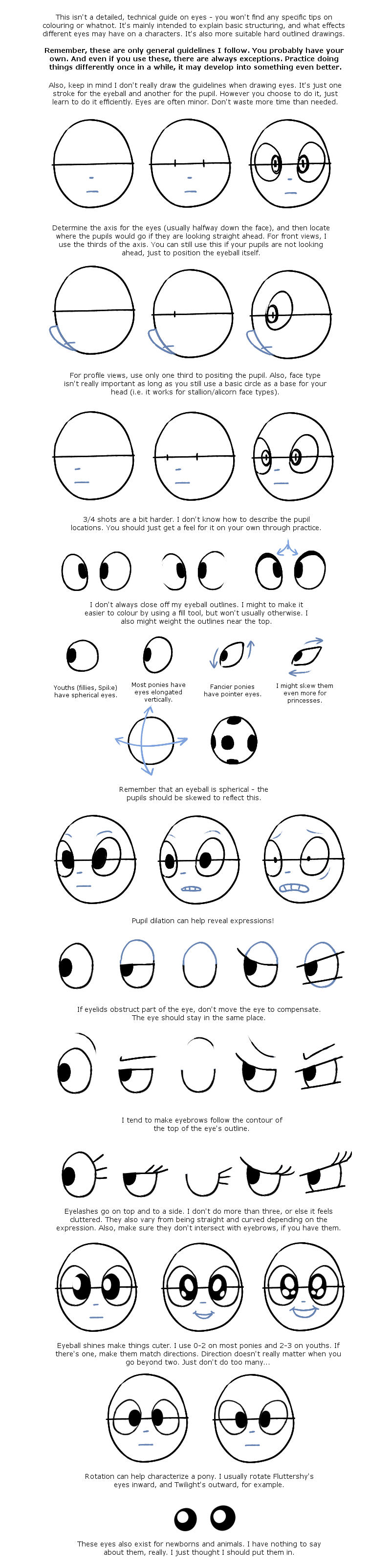 (How I Draw) Pony Eyes