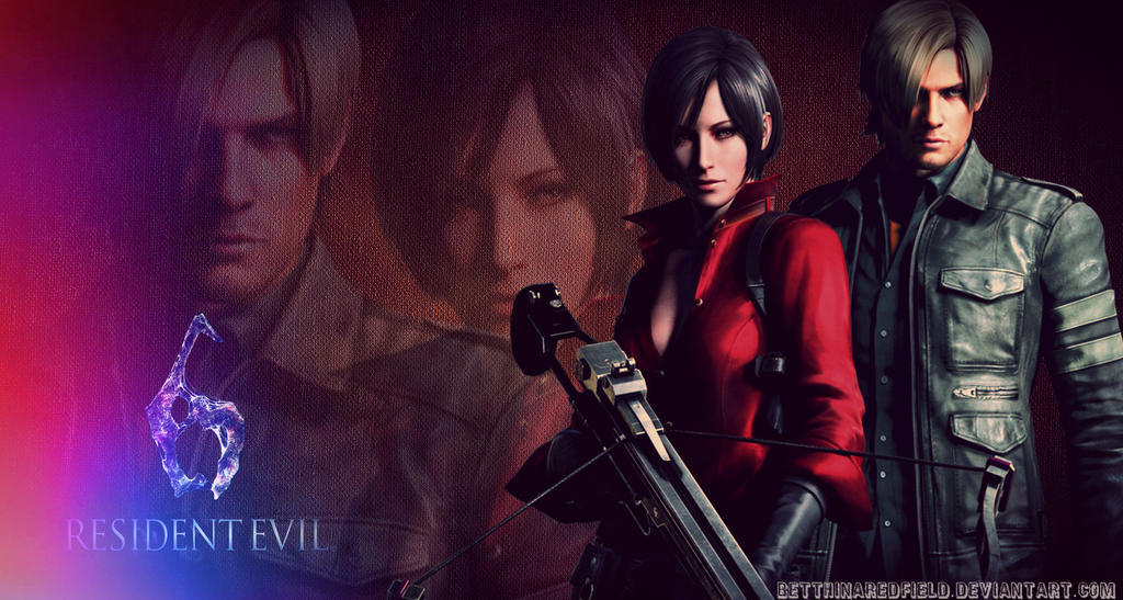 Resident Evil 6 Ada Wong & Leon Kennedy Stay With Me Art 