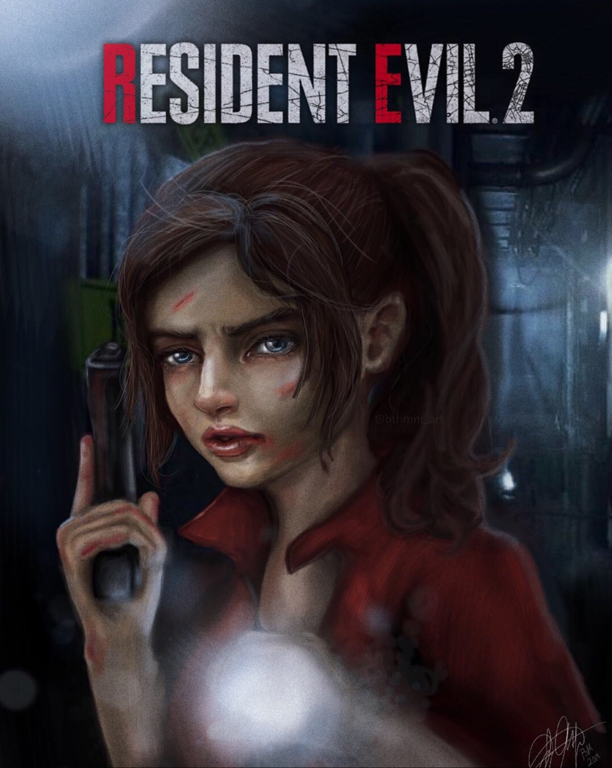 Resident Evil 2 Remake / Leon Kennedy and Claire Redfield Poster