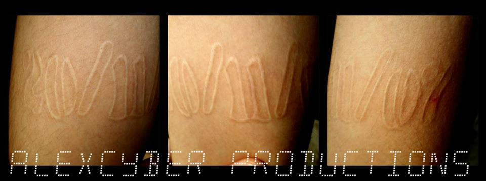 Scratch Scarification AlexCyber-BodyArt - Professional, Traditional Artist | DeviantArt