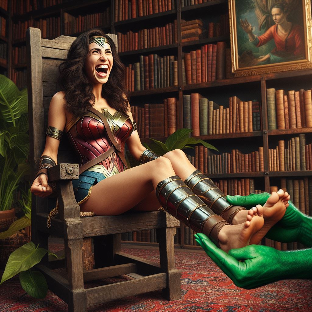 Wonder Woman Tickle Interrogation 