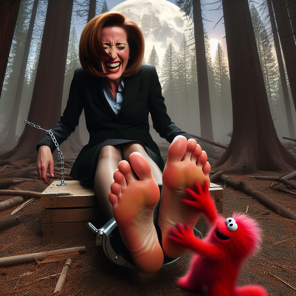 X Files Agent Scully vs the Tickle Monster by tool04 on DeviantArt X Files Agent Scully vs the Tickle Monster by tool04 on DeviantArt