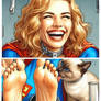 Supergirl tickle interrogated by Catwoman 
