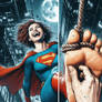 Supergirl Toetied and Tickled 