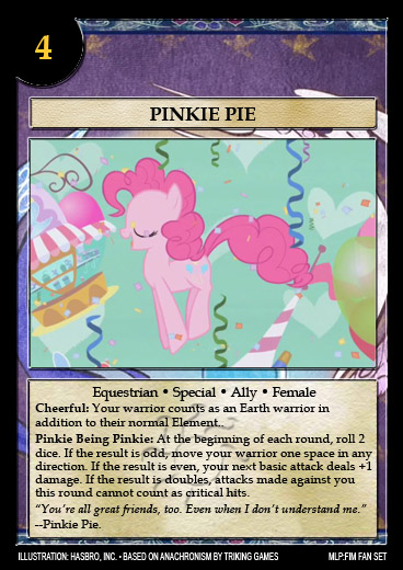 Pinkie Pie special card