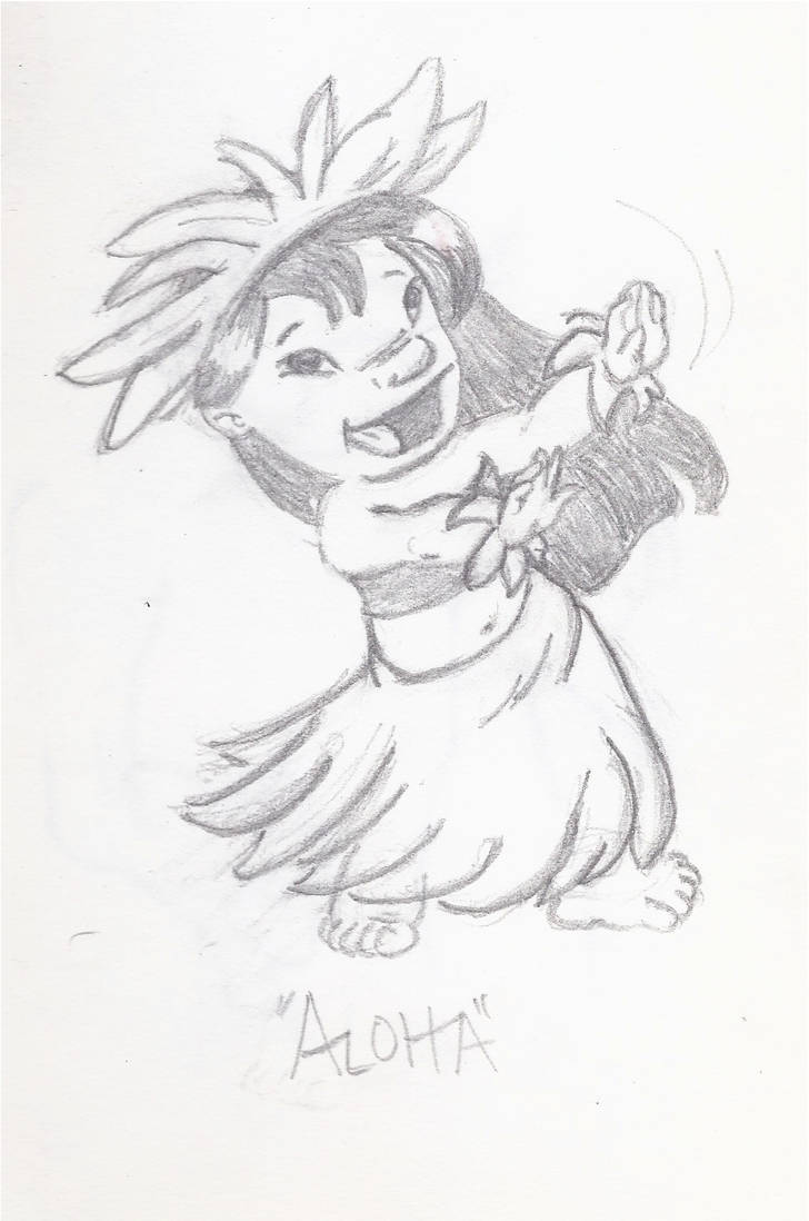 Lilo Sketch by emurox on DeviantArt