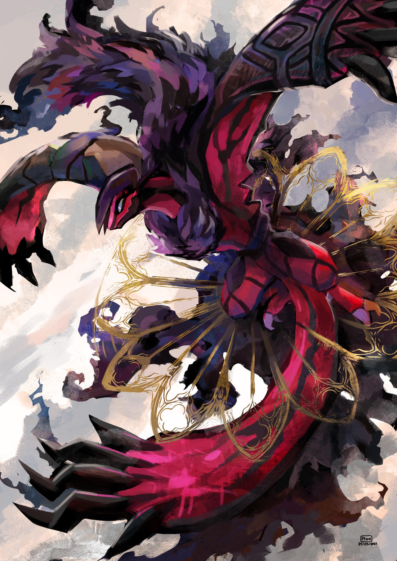 Yveltal By Plivecrocodile On DeviantArt yveltal-by-plivecrocodile-on-deviantart