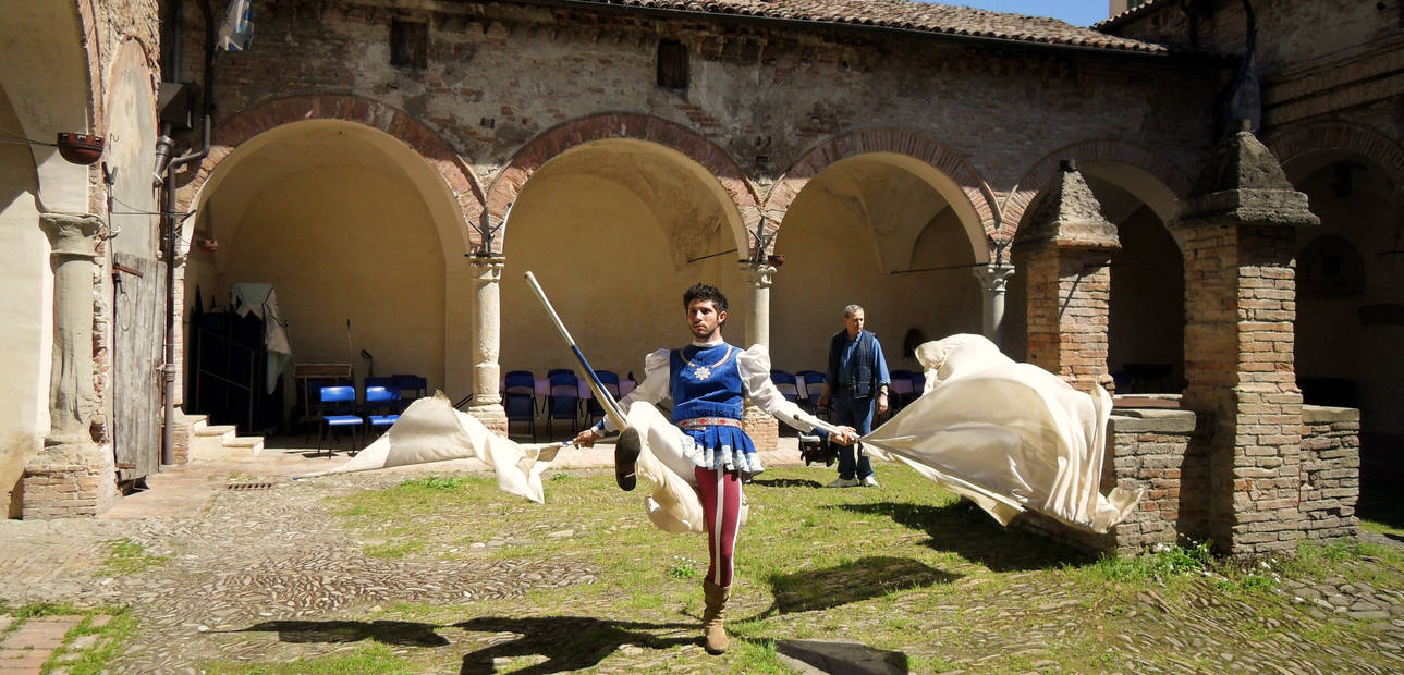 single flags dancer